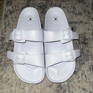 Women’s White Rubber Sandals